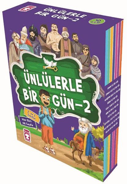 Ünlülerle Bir Gün 2 Seti - 10 Kitap Takım  (4022)