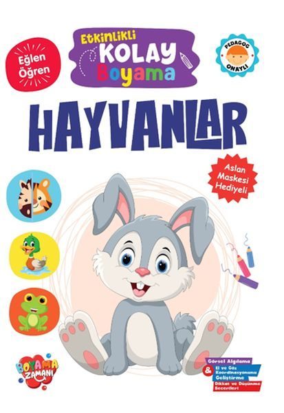 Etkinlikli Kolay Boyama – Hayvanlar  (4022)