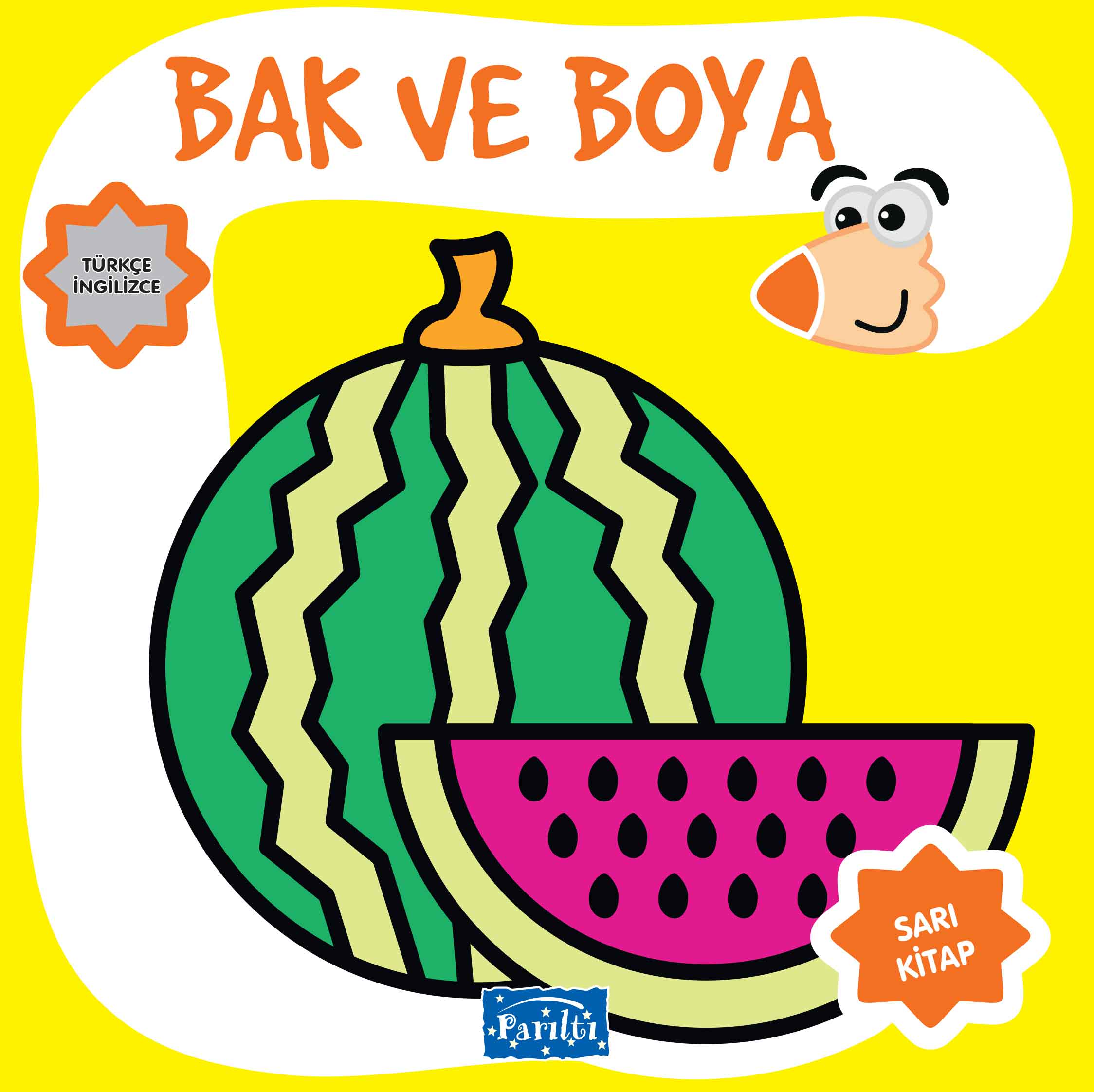 Bak ve Boya Sarı Kitap  (4022)