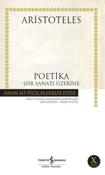 Poetika - Şiir Sanatı Üstüne - Hasan Ali Yücel Klasikleri  (4022)