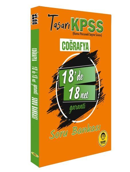 Tasarı KPSS Coğrafya 18'de 18 Net Soru Bankası  (4022)