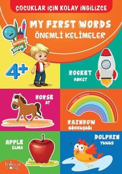 Çocuklar İçin Kolay İngilizce - My First Words Önemli Kelimeler  (4022)