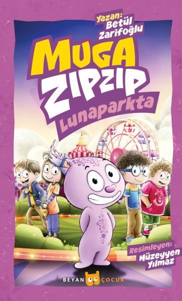 Muga Zıpzıp Lunaparkta (Renkli - Resimli)  (4022)