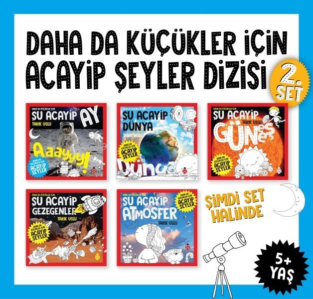 Daha Da Küçükler İcin Acayip Seyler Seti 2 (5 Kitap)  (4022)