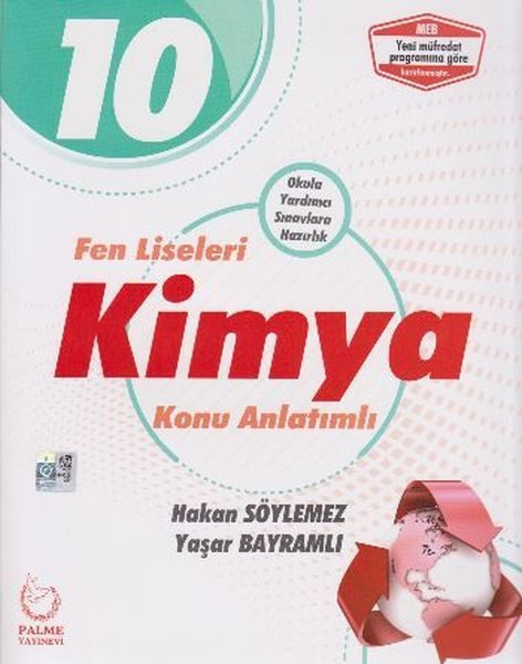 Palme 10. Sınıf Fen Liseleri Kimya Konu Anlatımlı (Yeni)  (4022)