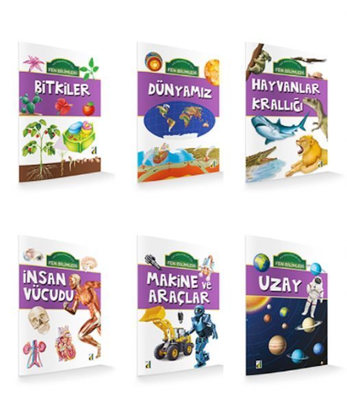 Yeni Başlayanlar için Fen Bilimleri Seti (6 Kitap)  (4022)