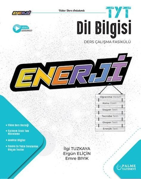 Palme Enerji Tyt Dil Bilgisi Ders Çalışma Fasilülü  (4022)