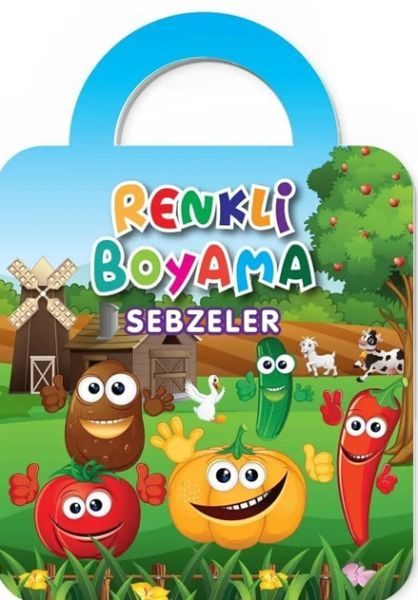 Renkli Boyama-Sebzeler  (4022)