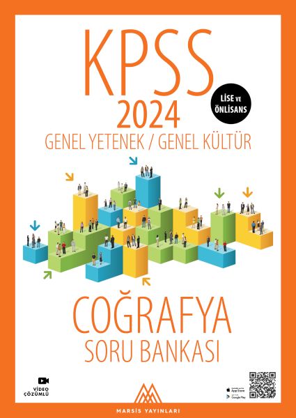 Marsis Yayınları KPSS GKGY Coğrafya Soru Bankası Önlisans  (4022)