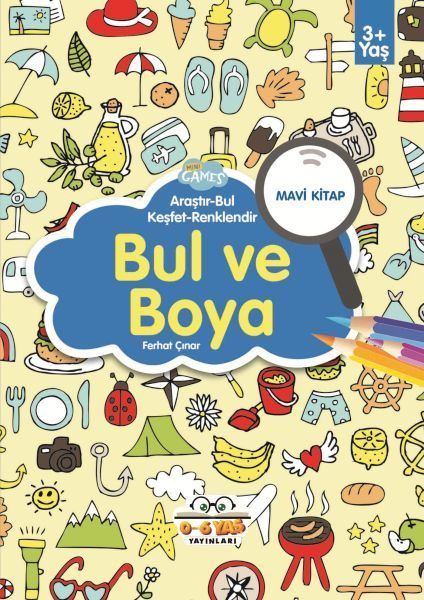 Bul ve Boya Mavi Kitap  (4022)