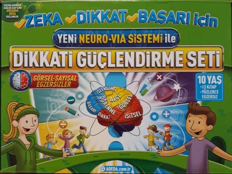 Dikkati Güçlendirme Seti  4. Sınıf – 10 Yaş-Neuro-Via  (4022)