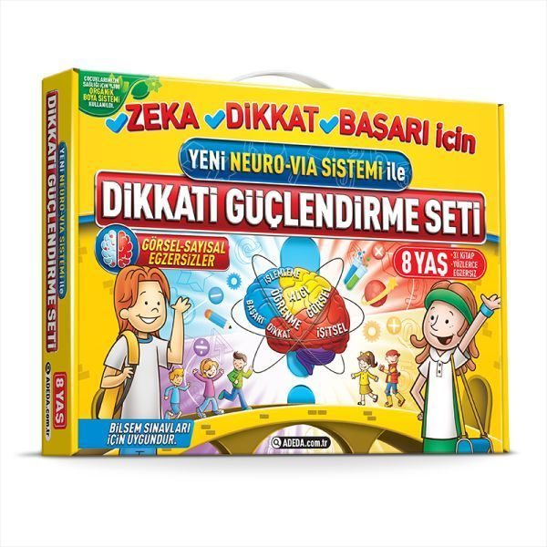 Dikkati Güçlendirme Seti  2. Sınıf – 8 yaş- Neuro-Via  (4022)