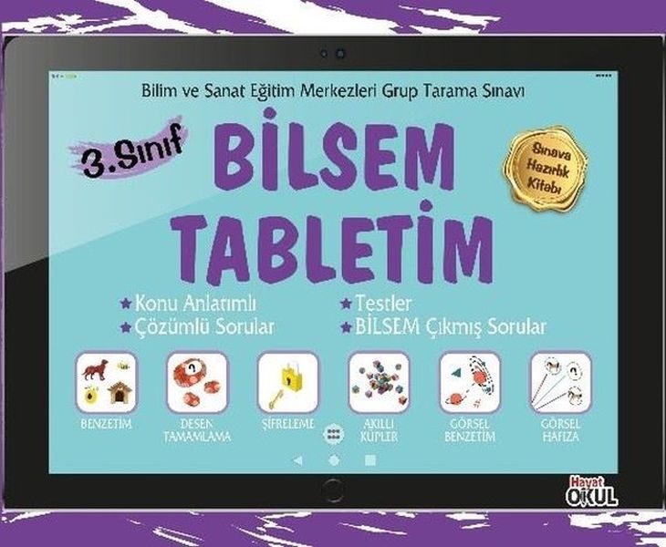 Hayat Okul 3. Sınıf Bilsem Tabletim (Yeni)  (4022)