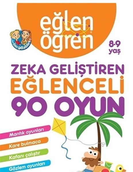 Eğlen Öğren 8-9 Yaş - Zeka Geliştiren Eğlenceli 90 Oyun  (4022)