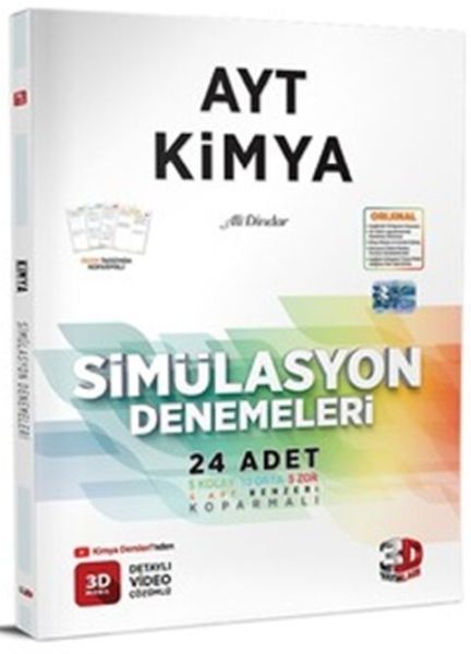 3D Yayınları AYT Kimya 24 Simülasyon Denemesi  (4022)