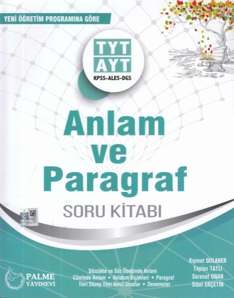 Palme TYT-AYT Anlam ve  Paragraf Soru Kitabı (Yeni)  (4022)