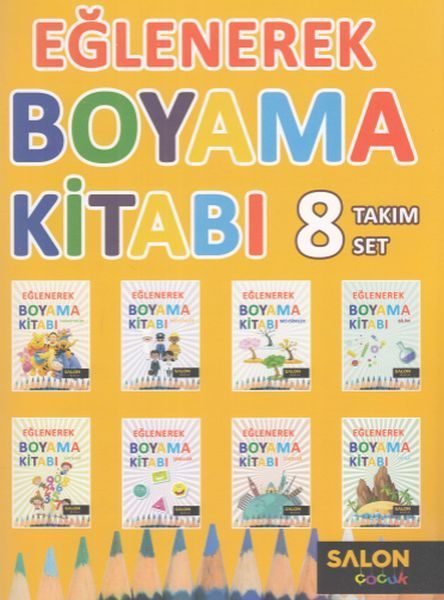 Eğlenerek Boyama (8 Takım Set)  (4022)