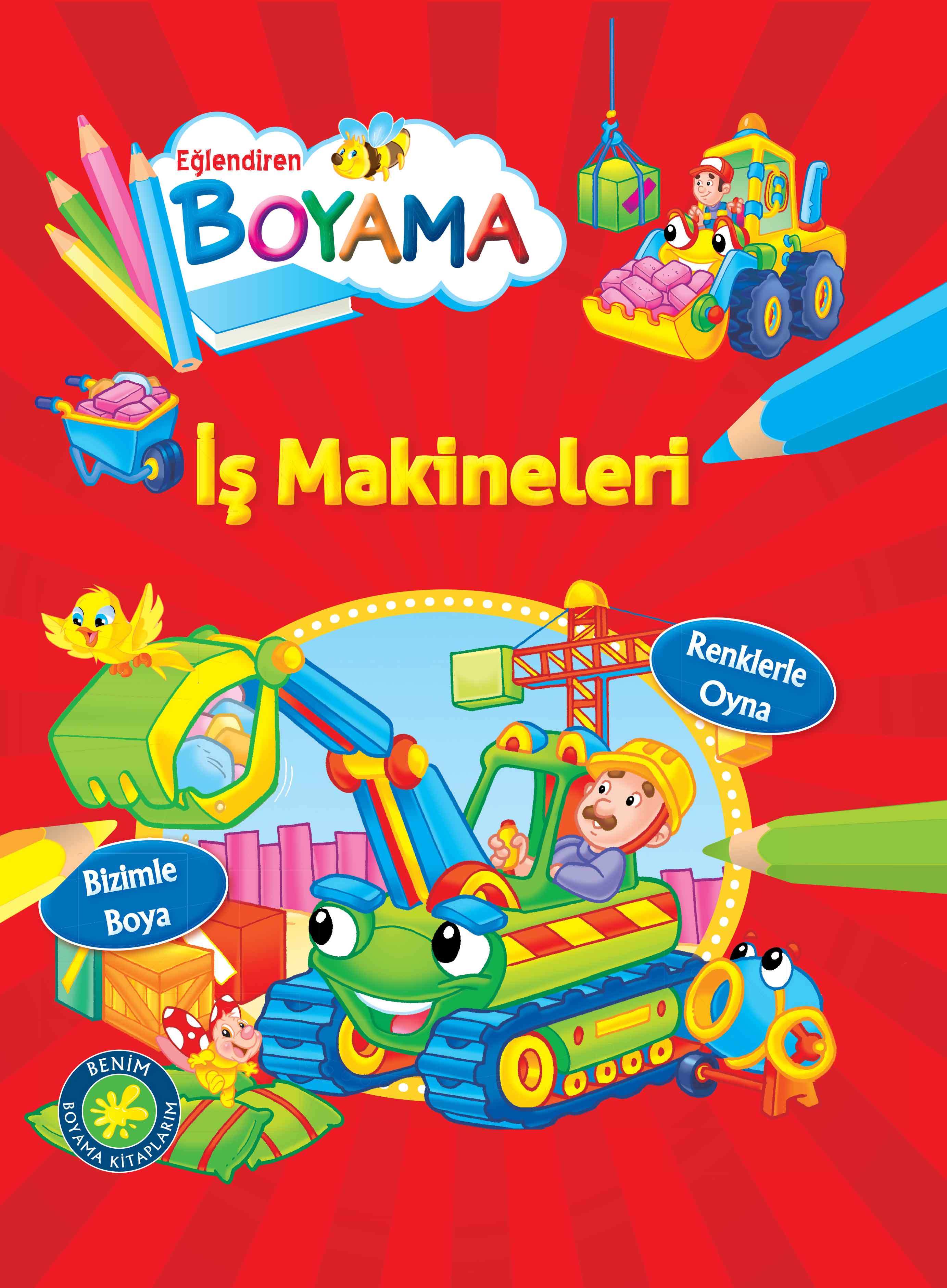 Eğlendiren Boyama - İş Makineleri  (4022)