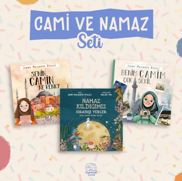 Cami ve Namaz Seti (3 Kitap)  (4022)