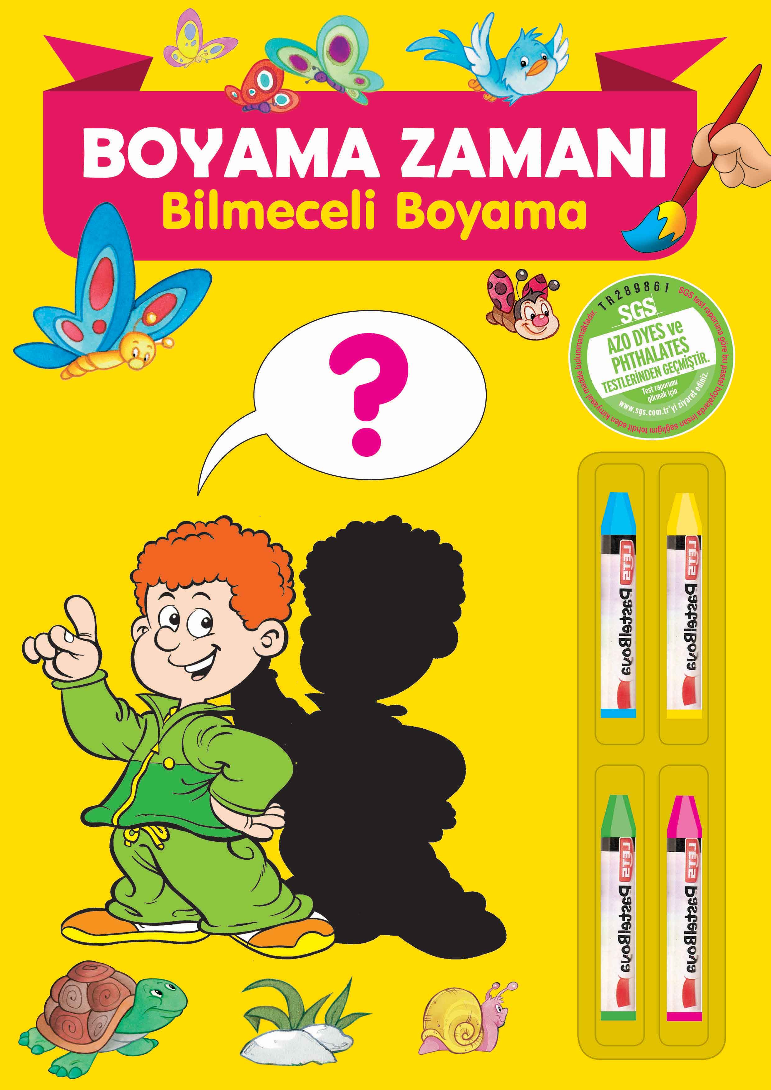 Boyama Zamanı: Bilmeceli Boyama  (4022)