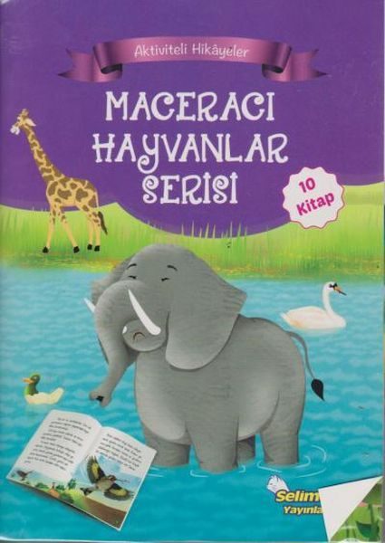 Aktiviteli Hikayeler - Maceracı Hayvanlar Serisi 10 Kitap  (4022)