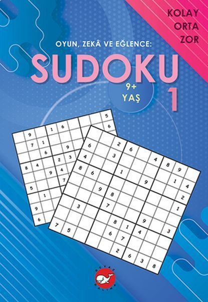 Oyun, Zeka ve Eğlence: Sudoku 1 Kolay, Orta, Zor (9+ Yaş)  (4022)