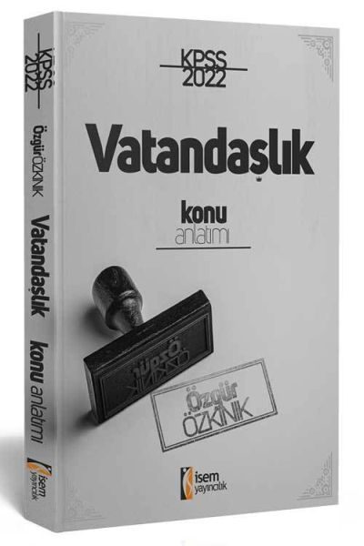 İsem Yayıncılık 2022 KPSS Vatandaşlık Konu Anlatımı  (4022)