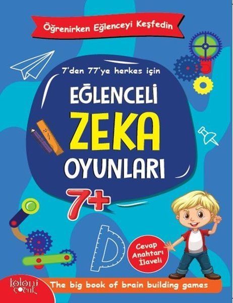 Eğlenceli Zeka Oyunları - Mavi Kitap -Öğrenirken Eğlenceyi Keşfedin  (4022)