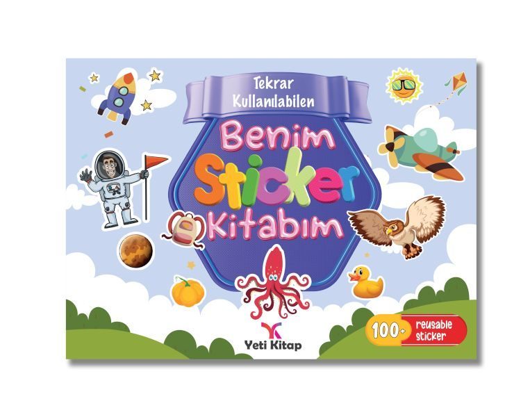 Tekrar Kullanılabilen Benim Sticker Kitabım  (4022)