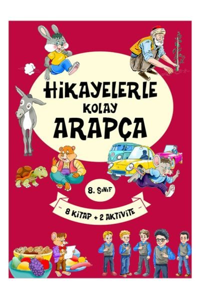 8. Sınıf Hikayelerle Kolay Arapça (8 Kitap + 2 Aktivite)  (4022)