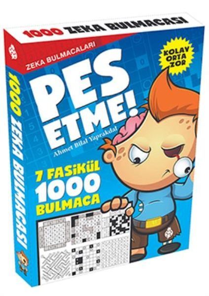 Zeka Bulmacaları Pes Etme (7 Fasikül)  (4022)