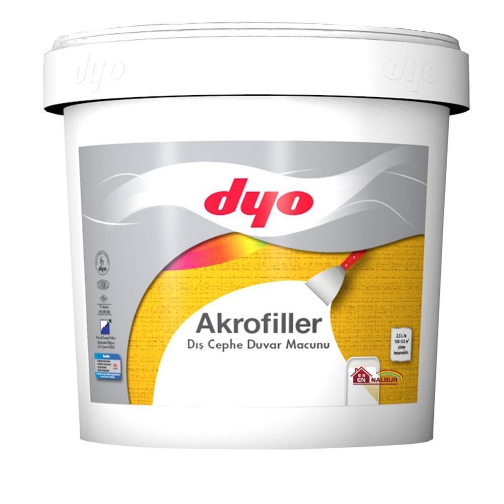 CLZ202 Dyo Akrofiller Dış Cephe Macunu 4,5 Kg Beyaz