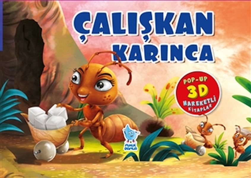 Çalışkan Karınca (Pop-Up 3D Hareketli Kitaplar)  (4022)