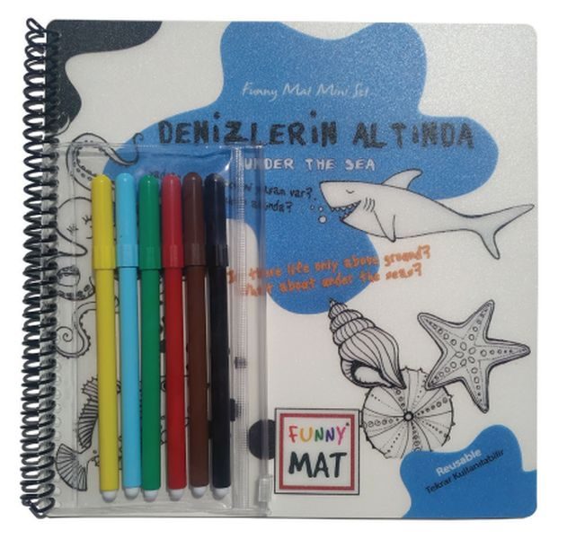 Denizlerin Altında - Funny Mat - Mini Set (Aktivite Seti)  (4022)