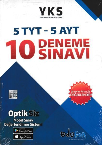 Edufon YKS 10 Deneme Sınavı (5 TYT - 5 AYT)  (4022)