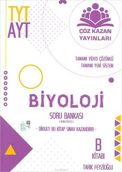 Çöz Kazan TYT AYT Biyoloji Soru Bankası (B) Kitabı (Yeni)  (4022)