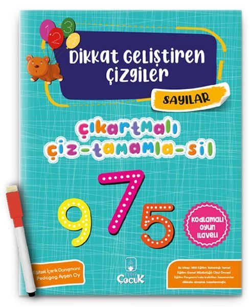 Dikkat Geliştiren Çizgiler – Sayılar  (4022)