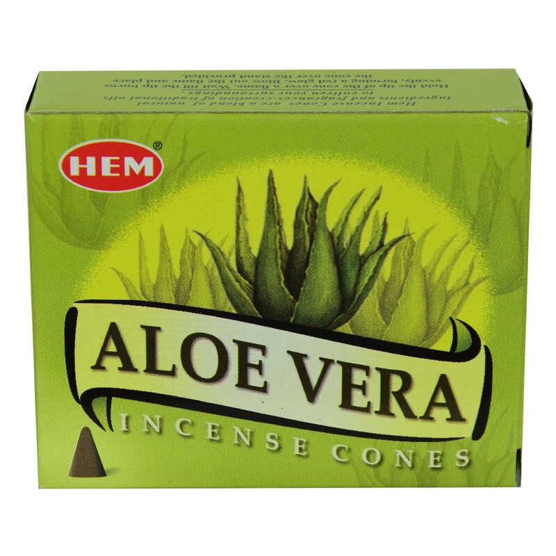 CLZ214 Aloe Vera Kokulu 10 Konik Tütsü - Aloe Vera