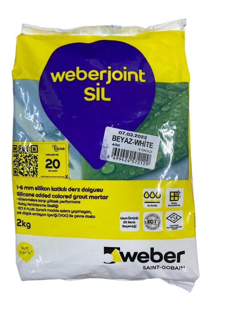 CLZ202 Weber Joint Sil 400 Beyaz Derz Dolgu 2 Kg