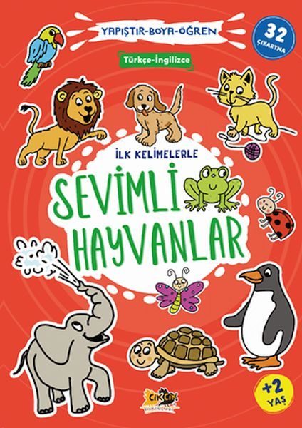 İlk Kelimelerle Sevimli Hayvanlar Yapıştır-Boya-Öğren  (4022)