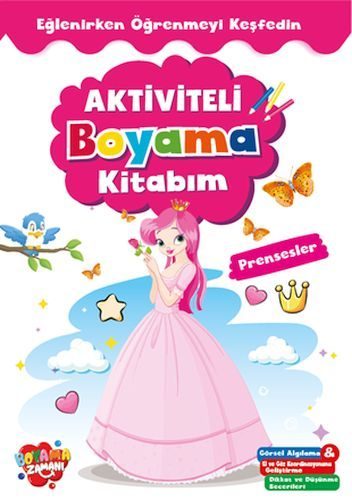 Aktiviteli Boyama Kitabı Prensesler  (4022)