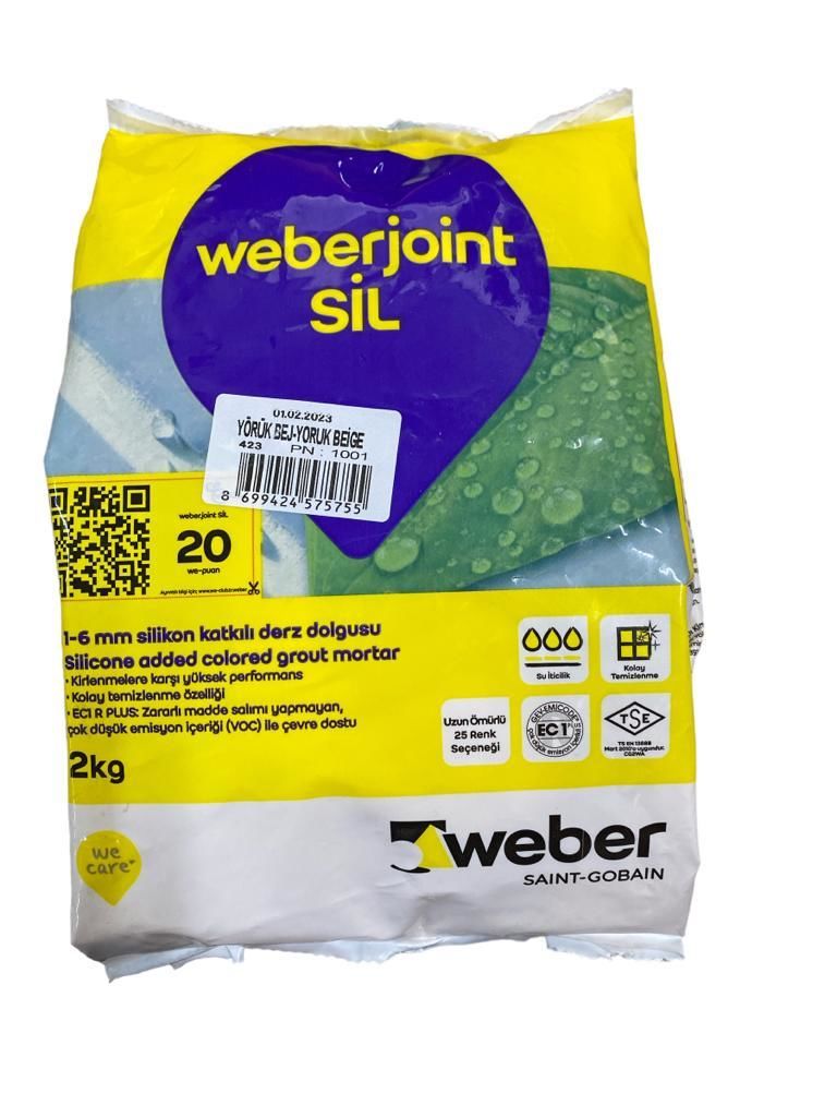 CLZ202 Weber Joint Sil 423 Yörük Bej Kahve Derz Dolgu 2 Kg