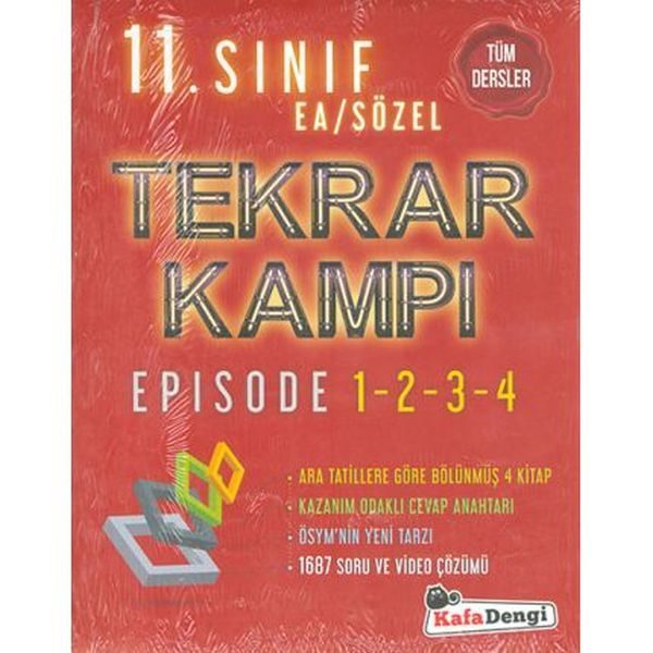 Kafa Dengi 11.Sınıf Tüm Dersler Tekrar Kampı (Sözel)  (4022)