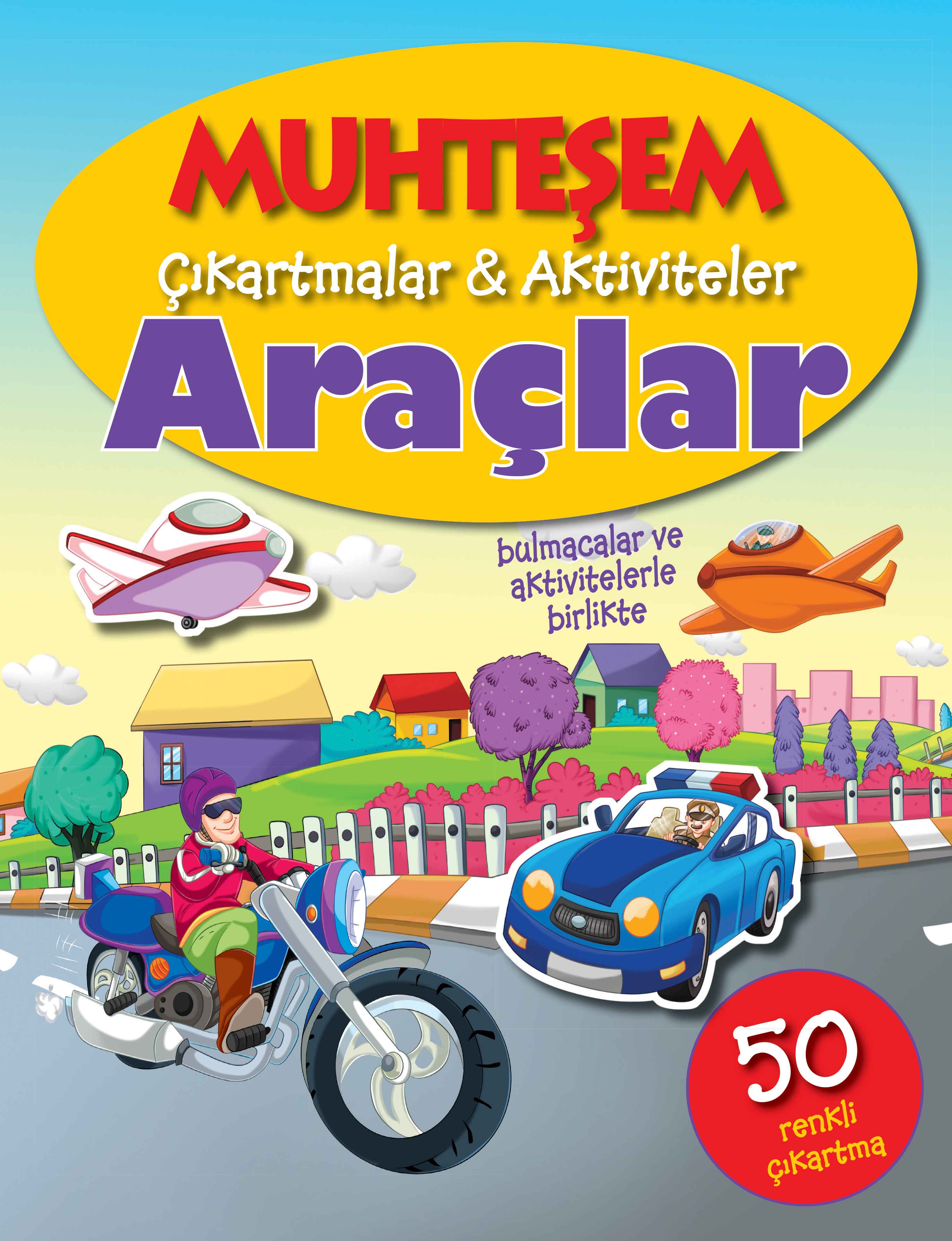 Muhteşem Çıkartmalar ve Aktiviteler - Araçlar  (4022)