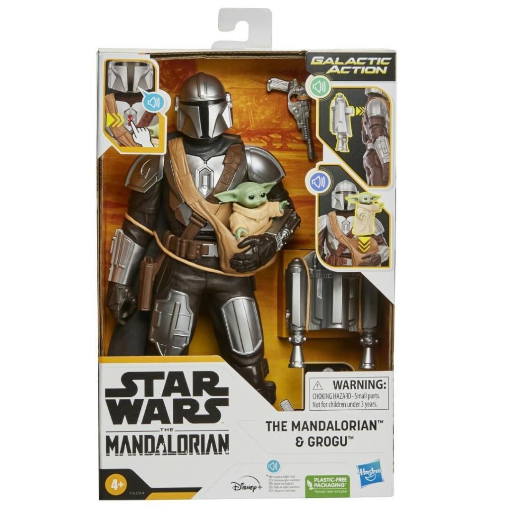 CLZ505 Star Wars Galactic Action The Mandalorian ve Grogu Figür