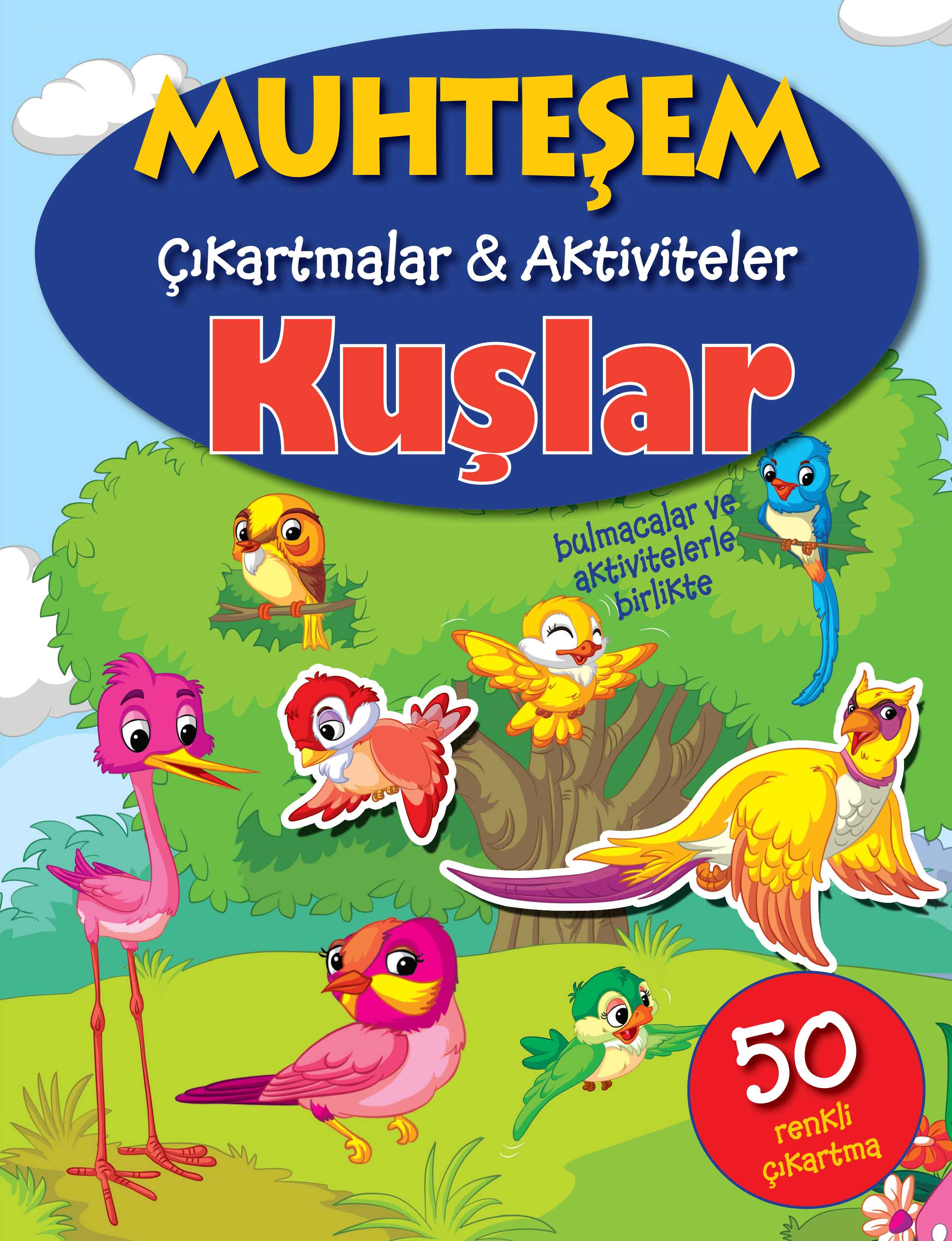 Muhteşem Çıkartmalar ve Aktiviteler - Kuşlar  (4022)