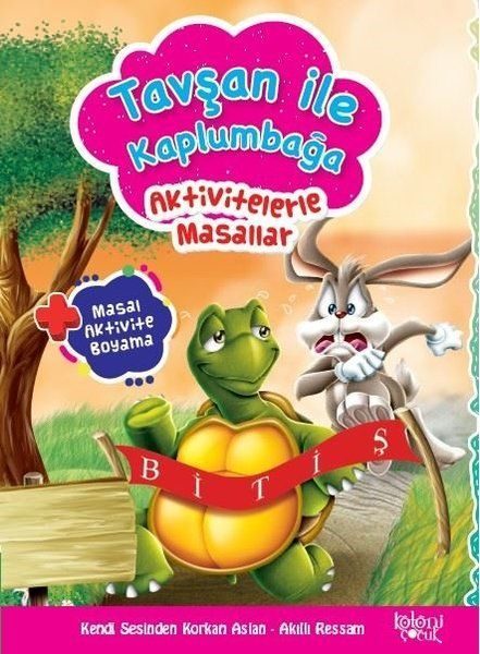 Tavşan İle Kaplumbağa - Aktivitelerle Masallar  (4022)