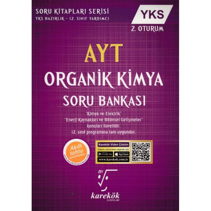 Karekök AYT - YKS 2. Oturum Organik Kimya Soru Bankası (Yeni)  (4022)