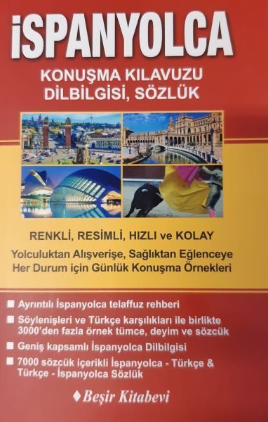 İspanyolca Konuşma Kılavuzu Dil Bilgisi Sözlük  (4022)