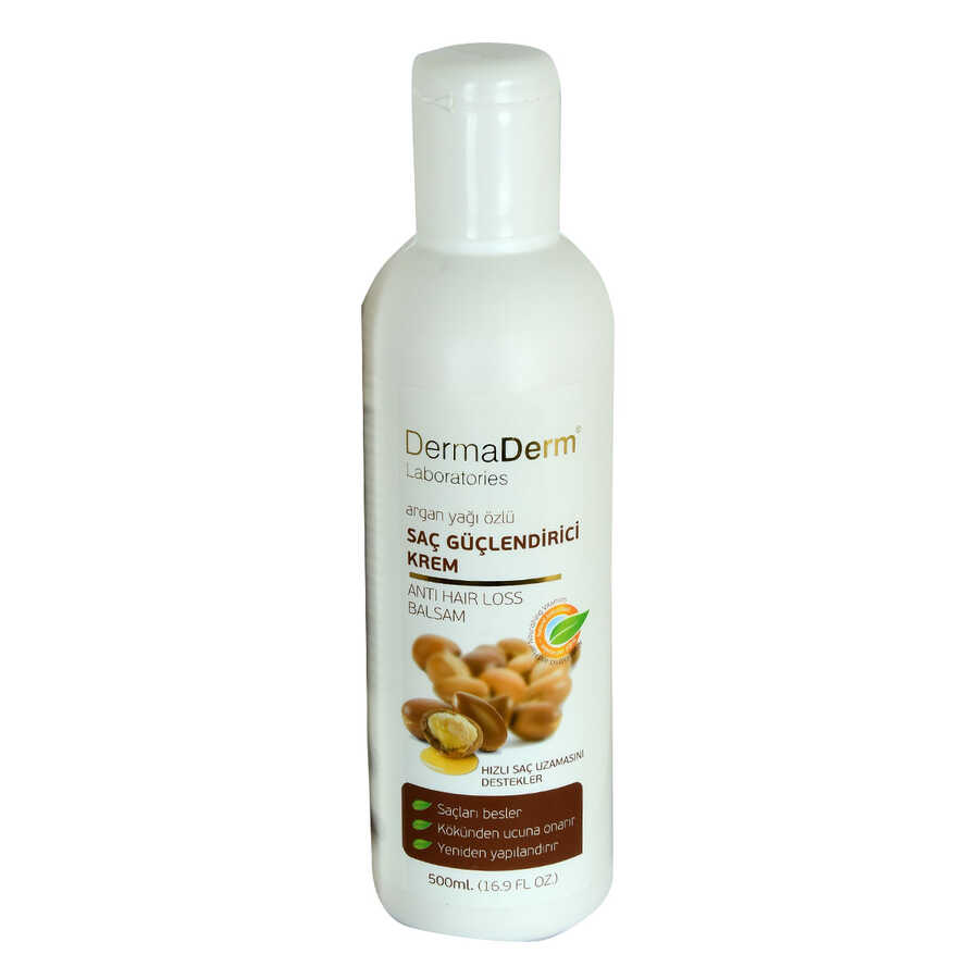 CLZ214 Argan Yağı Özlü Saç Kremi Keratinli (Tuz ve Paraben İçermez) 500 ML